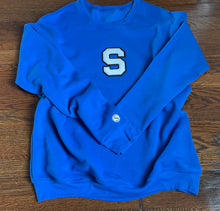 Load image into Gallery viewer, September Chenille &quot;S&quot; Letterman Sweatshirt
