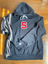 Load image into Gallery viewer, September Chenille &quot;S&quot; Letterman Hoodie Sweatshirt
